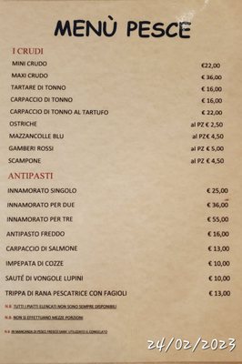 Menu photo 3 Osteria del Trap Ferentillo, TR