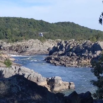 Great Falls Park - Helicopter flying overhead. - Parks Near Me - McLean, Virginia Great Falls Park - Helicopter flying overhead. - Parks Near Me - McLean, Virginia