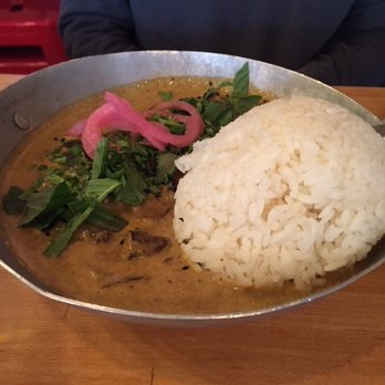 Nue - The vegan eggplant coconut curry is rich and delicious. A little does go a long way. - Tapas/Small Plates Near Me - Seattle, Washington