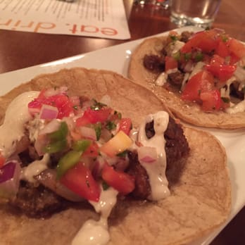 Dancing Marlin - Shrimp and chorizo tacos - New American Near Me - Frankfort, Illinois Dancing Marlin - Shrimp and chorizo tacos - New American Near Me - Frankfort, Illinois