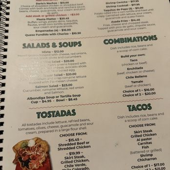 Dario's Mexican Restaurant - Menu Page 3 - Mexican Near Me - Newhall, California Dario's Mexican Restaurant - Menu Page 3 - Mexican Near Me - Newhall, California