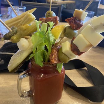 Hash Kitchen - This place is such a fun experience this drink is like basically build your own Mary it's a full meal in itself - Breakfast & Brunch Near Me - Chandler, Arizona Hash Kitchen - This place is such a fun experience this drink is like basically build your own Mary it's a full meal in itself - Breakfast & Brunch Near Me - Chandler, Arizona