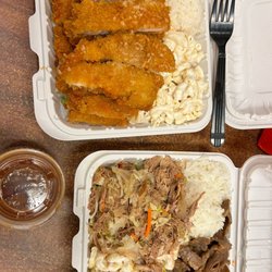Mahalo Hawaiian BBQ - (M3)Teriyaki Beef. (M5)Kalua Pork. And 20. Chicken Katsu with Gravy