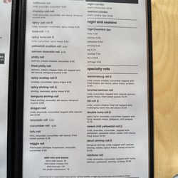 Oriental Cuisine - Menu