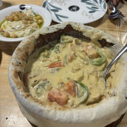 Chicken with white sauce Chicken with white sauce