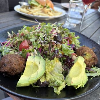 Revolution Winery & Kitchen - Mediterranean Salad - Vegan Near Me - Sacramento, California