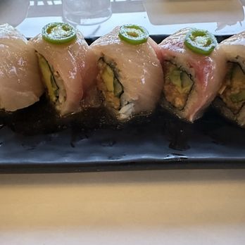 Nova Kitchen & Bar - Double Hamachi Roll - Asian Fusion Near Me - Garden Grove, California Nova Kitchen & Bar - Double Hamachi Roll - Asian Fusion Near Me - Garden Grove, California