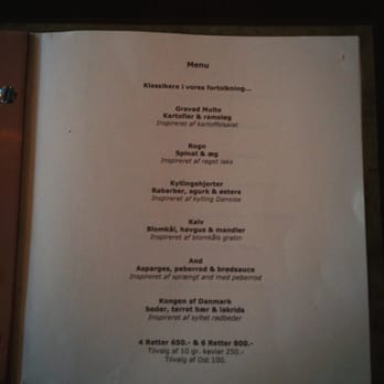 Restaurant Kokkeriet - The menu, for your browsing pleasure. - Scandinavian Near Me - København K, 84 Restaurant Kokkeriet - The menu, for your browsing pleasure. - Scandinavian Near Me - København K, 84