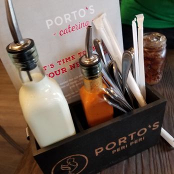 Tribos Peri Peri - Their garlic sauce (left) is AMAZING. i wish i could buy a bottle! - Portuguese Near Me - Saddle Brook, New Jersey Tribos Peri Peri - Their garlic sauce (left) is AMAZING. i wish i could buy a bottle! - Portuguese Near Me - Saddle Brook, New Jersey