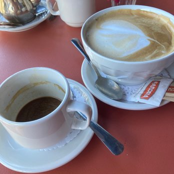 La Petite Marche - The BOWL of coffee; next to a "regular" coffee cup (that contained my dbl espresso) - Music Venues Near Me - Montreal, Quebec La Petite Marche - The BOWL of coffee; next to a "regular" coffee cup (that contained my dbl espresso) - Music Venues Near Me - Montreal, Quebec