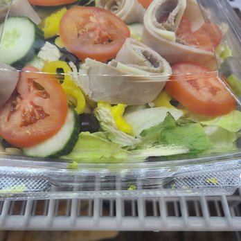 Vince & Joe's Party Store - a salad in a plastic container - Pizza Near Me - Ray, Michigan