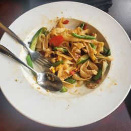 Street style noodles. It was so good I was half way through it before I thought to take a picture