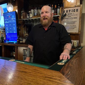 Blarney Stone Pub - a man behind the bar - Pubs Near Me - Baltimore, Maryland