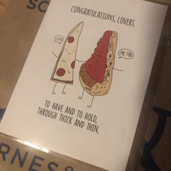 Barnes & Noble Booksellers - Cute wedding card