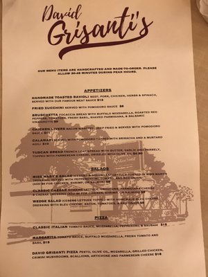 Menu photo 6 David Grisanti's On Main Collierville, TN