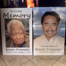 My Dads Memorial Poster Board.