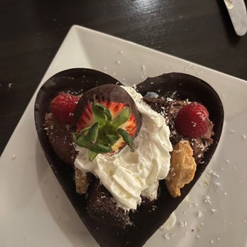 Caleb's American Kitchen - Valentine's Day dessert. Chocolate mousse, red Velvet cake, toffee. - New American Near Me - Lahaska, Pennsylvania Caleb's American Kitchen - Valentine's Day dessert. Chocolate mousse, red Velvet cake, toffee. - New American Near Me - Lahaska, Pennsylvania