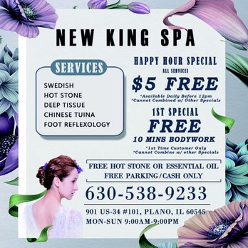 New King Spa - Massage Therapy Near Me - Plano, Illinois
