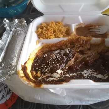 Salsa Verde Restaurant - Mole, from a drive-thru, and it's GOOD! - Mexican Near Me - Tucson, Arizona