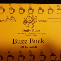 The Daily Buzz - GIFT Cards always available