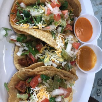 Taco "Fiesta" - Al pastor, barbacoa with toppings from the salad bar. Lots of available toppings! - Mexican Near Me - Chesapeake, Virginia Taco "Fiesta" - Al pastor, barbacoa with toppings from the salad bar. Lots of available toppings! - Mexican Near Me - Chesapeake, Virginia