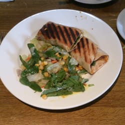 Roast & Ground - chicken tikka curry spinach wrap