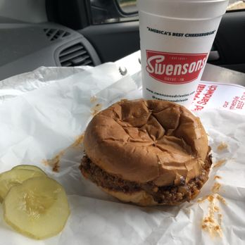 Swensons Drive-In - Sloppy joe & PB&C shake complete with car tray - Burgers Near Me - Dublin, Ohio Swensons Drive-In - Sloppy joe & PB&C shake complete with car tray - Burgers Near Me - Dublin, Ohio