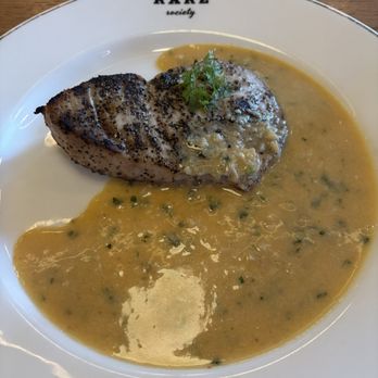 Rare Society - Pacific Swordfish with xo beurre blanc, chervil - Steakhouses Near Me - Santa Barbara, California
