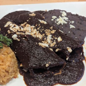 Mannys Mexican Kitchen - Dark,rich, slightly bitter mole was good - Mexican Near Me - Richardson, Texas