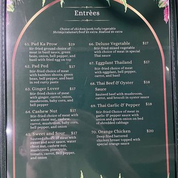 Thai Prime - Menu - Thai Near Me - Carmel, Indiana