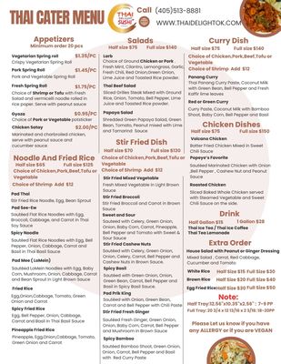 Menu photo 8 THAI DELIGHT BROADWAY Edmond Edmond, OK Menu photo 8 THAI DELIGHT BROADWAY Edmond Edmond, OK