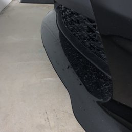 Water and greasy residue left over after the wash Water and greasy residue left over after the wash