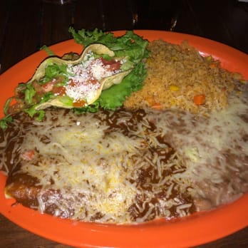 Tres Hombres - Chicken Taco, chicken enchilada and a cheese enchilada. - Mexican Near Me - Chico, California Tres Hombres - Chicken Taco, chicken enchilada and a cheese enchilada. - Mexican Near Me - Chico, California