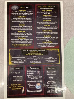Menu photo 2 Augie's Orofino, ID