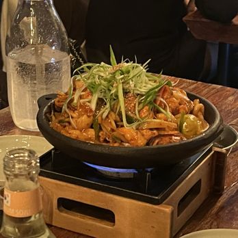 Soju Haus - Spicy Mala Seafood Stir-Fried Udon - Korean Near Me - New York, New York Soju Haus - Spicy Mala Seafood Stir-Fried Udon - Korean Near Me - New York, New York