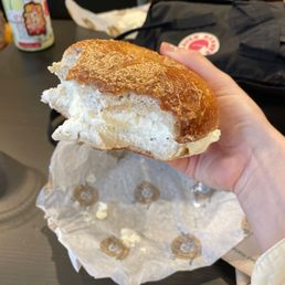 PLAIN BAGEL WITH PLAIN CREAM CHEESE!! PLAIN BAGEL WITH PLAIN CREAM CHEESE!!