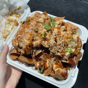 Poke On Da Run - Regular Spicy Ahi Poke Nachos - Hawaiian Near Me - Pearl City, Hawaii Poke On Da Run - Regular Spicy Ahi Poke Nachos - Hawaiian Near Me - Pearl City, Hawaii