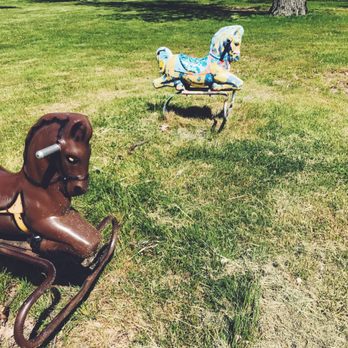 Lincoln Park - Pair of rocking horses are found throughout the park. - Parks Near Me - Buffalo, New York Lincoln Park - Pair of rocking horses are found throughout the park. - Parks Near Me - Buffalo, New York
