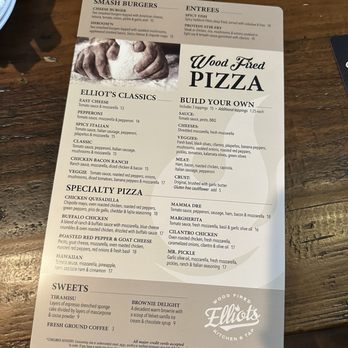 Elliot's Wood Fired Kitchen & Tap - Pizza Near Me - Powell, Ohio