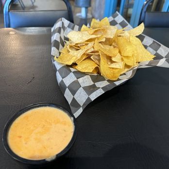 Outlaw Grill - Chips and queso - American Near Me - Hobbs, New Mexico