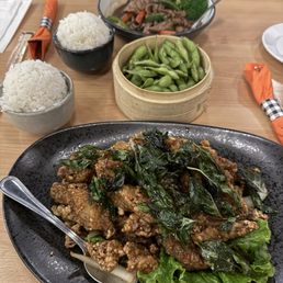 Crispy Duck Edamame Chili Basil Crispy Duck Edamame Chili Basil