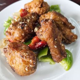 Garlic butter wings