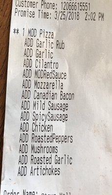 Menu photo 2 MOD Pizza Auburn, WA Menu photo 2 MOD Pizza Auburn, WA