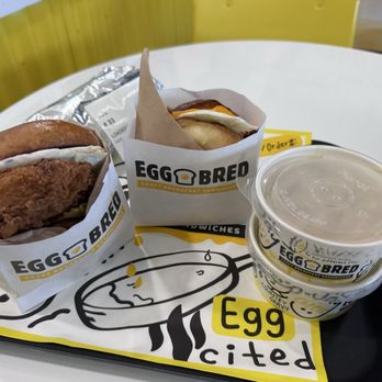 EggBred - Fried chicken sandwich, BEC, and gravy. - Breakfast & Brunch Near Me - Clovis, California EggBred - Fried chicken sandwich, BEC, and gravy. - Breakfast & Brunch Near Me - Clovis, California