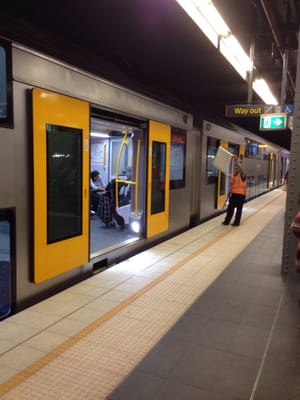 Town Hall Train Station by null