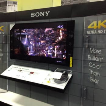 Best Buy - Pasadena - Strange way to display this fancy product. I had to go behind the booth to see 4K TV. - Appliances Near Me - Pasadena, Texas