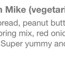 OMG!  Who would have thought that peanut butter would be so good on a veggie sandwich???   Obviously, they know!!! lol