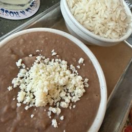Refried Pinto Beans and Garlic Rice Refried Pinto Beans and Garlic Rice