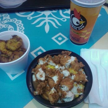 Chickenow - Chicken and mashed potato bowl with fried plantain bananas. - Fast Food Near Me - Grapevine, Texas