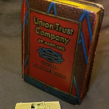 Uniqulee - Vintage metal book bank and an Elegant Miniatures metal car - Jewelry Near Me - New York, New York Uniqulee - Vintage metal book bank and an Elegant Miniatures metal car - Jewelry Near Me - New York, New York